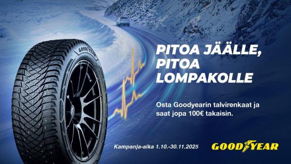 Goodyear – syksyn cashback-kampanja